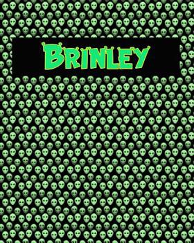 Paperback 120 Page Handwriting Practice Book with Green Alien Cover Brinley: Primary Grades Handwriting Book