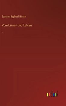 Hardcover Vom Lernen und Lehren: I. [German] Book