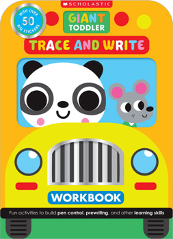 Paperback Giant Toddler: Trace & Write Workbook (Scholastic Early Learners) Book