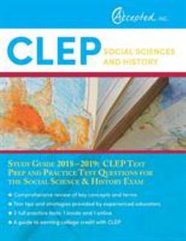 Paperback CLEP Social Sciences and History Study Guide 2018-2019: CLEP Test Prep and Practice Test Questions for the Social Science & History Exam Book