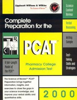 Paperback Pcat: Complete Preparation for the Pharmacy College Admission Test : 2000 : The Science of Review Book
