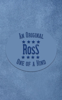 Paperback Ross: Personalized Writing Journal for Men Book