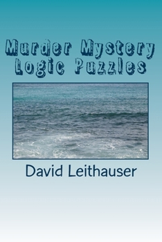 Paperback Murder Mystery Logic Puzzles Book