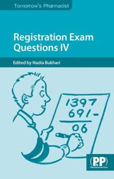 Paperback Registration Exam Questions IV (Tomorrow's Pharmacist) Book