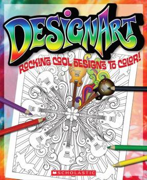 Paperback Rocking Cool Designs To Color (Design Art) Book