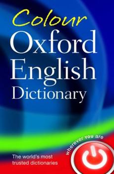 Paperback Colour Oxford English Dictionary Book