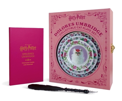 Paperback Harry Potter: Dolores Umbridge Collectible Cat Plate Set Book