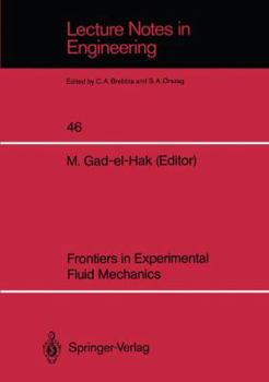 Paperback Frontiers in Experimental Fluid Mechanics Book