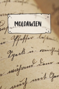 Paperback Moldawien: Liniertes Reisetagebuch Notizbuch oder Reise Notizheft liniert - Reisen Journal f?r M?nner und Frauen mit Linien [German] Book