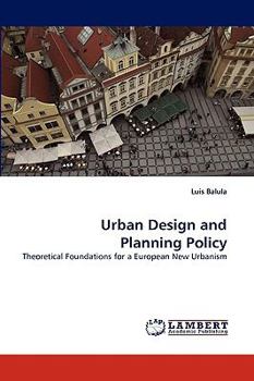 Paperback Urban Design and Planning Policy Book