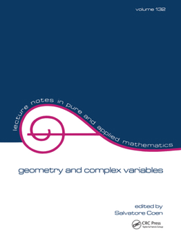 Paperback Geometry and Complex Variables Book