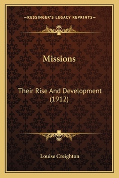 Paperback Missions: Their Rise And Development (1912) Book