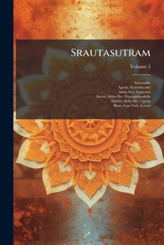 Paperback Srautasutram; Volume 5 [Sanskrit] Book