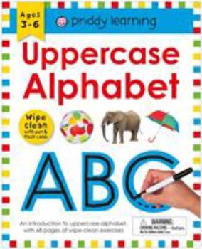 Spiral-bound Wipe Clean Workbook: Uppercase Alphabet (Enclosed Spiral Binding): Ages 3-6; Wipe-Clean with Pen & Flash Cards Book