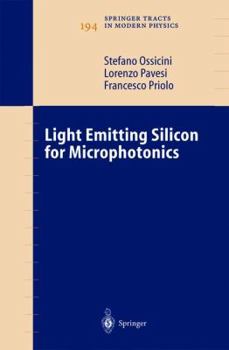 Paperback Light Emitting Silicon for Microphotonics Book