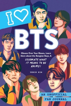 Hardcover I Love Bts: An Unofficial Fan Journal Book