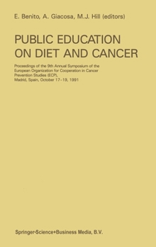 Hardcover Public Education on Diet and Cancer Book