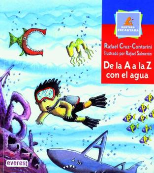 Paperback De la A a la Z con el agua (Spanish Edition) [Spanish] Book