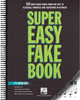 Spiral-bound Super Easy Fake Book - 150 Songs with Lyrics Book