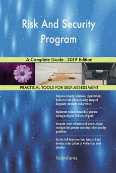 Paperback Risk And Security Program A Complete Guide - 2019 Edition Book