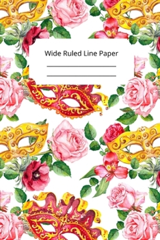 Paperback Mardi Gras Art Theme Notebook Book