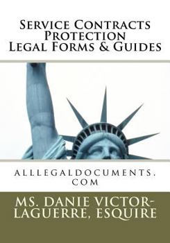 Paperback Service Contracts Protection Legal Forms & Guides: alllegaldocuments.com Book