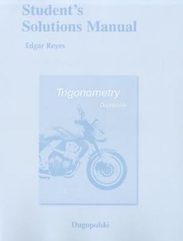 Paperback Trigonometry Student's Solutions Manual Book