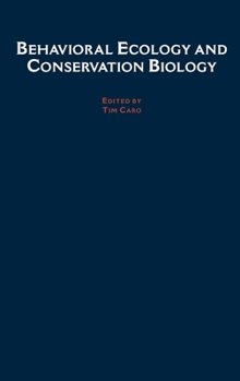 Hardcover Behavioral Ecology and Conservation Biology Book