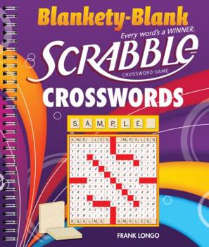 Spiral-bound Blankety-Blank Scrabble Crosswords Book