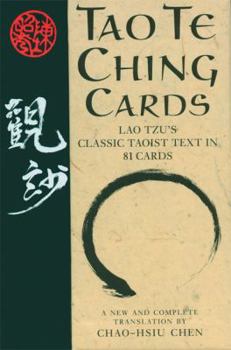 Hardcover Tao Te Ching Cards: Lao Tzu's Classic Taoist Text in 81 Cards Book