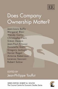 Paperback Does Company Ownership Matter? (The Cournot Centre series) Book