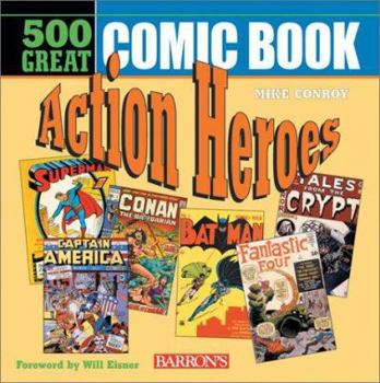 Paperback 500 Great Comicbook Action Heroes Book