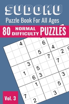 Paperback Sudoku Puzzle Book For Purse or Profit: 80 Normal Difficulty Sudoku Puzzles for Everyone Book