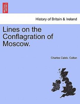 Paperback Lines on the Conflagration of Moscow. Book