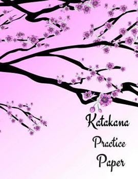 Paperback Katakana Practice Paper: Kanji Practice Paper Kanji, Hiragana, Katakana practice Japanese lettering Book