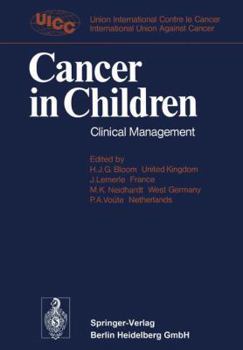 Paperback Cancer in Children: Clinical Management Book