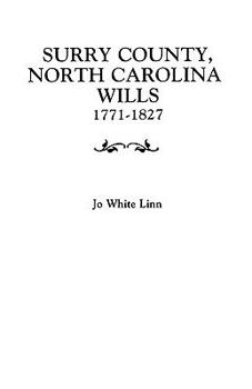 Paperback Surry County, North Carolina Wills, 1771-1827 Book
