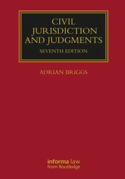 Paperback Civil Jurisdiction and Judgments Book