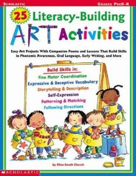 Paperback 25 Literacy-Building Art Activities Book