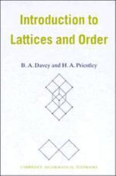 Paperback Introduction to Lattices and Order Book