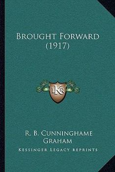 Paperback Brought Forward (1917) Book