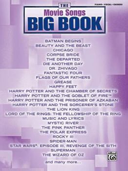 Paperback The Movie Songs Big Book: Piano/Vocal/Chords (The Big Book Series) Book