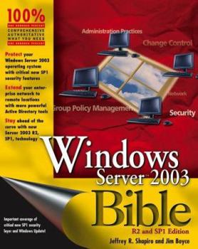 Paperback Windows Server 2003 Bible: R2 and SP1 Edition Book