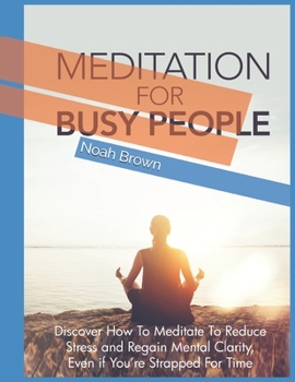 Paperback Meditation For Busy People Book