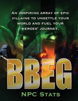 Paperback BBEG NPC Stats Book