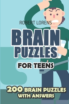 Paperback Brain Puzzles for Teens: ChainDoku Puzzles - 200 Brain Puzzles with Answers Book