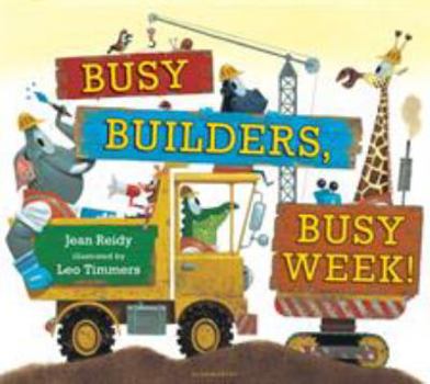 Hardcover Busy Builders, Busy Week! Book