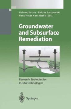 Paperback Groundwater and Subsurface Remediation: Research Strategies for In-Situ Technologies Book