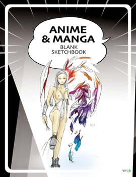 Paperback Anime & Manga Blank Sketchbook: Draw Your Own Anime Manga Comics Book