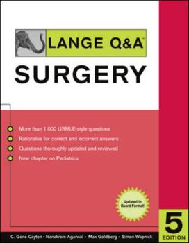 Paperback Lange Q&A Surgery, Fifth Edition Book